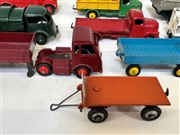 (10) Group of Dinky Trucks and Trailers