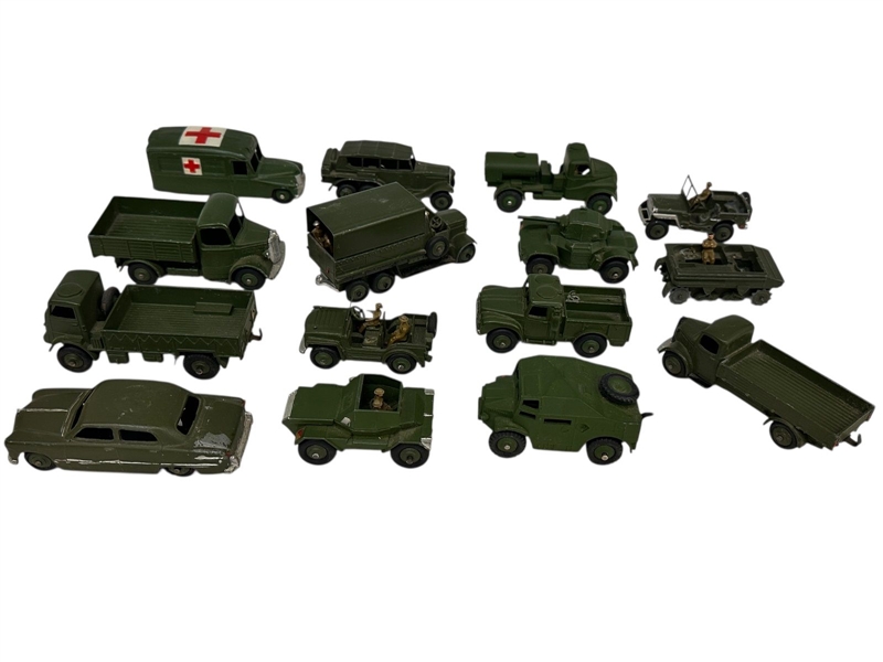 (15) Vintage Military Dinky Toys