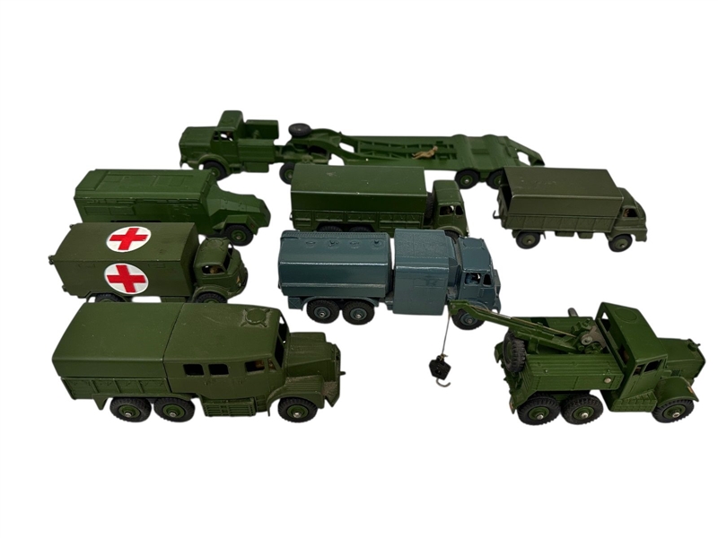 (8) Vintage Military Dinky Toys
