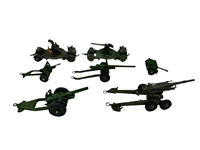 (7) Vintage Dinky Military Vehicles