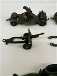 (7) Vintage Dinky Military Vehicles