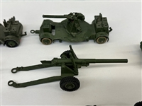 (7) Vintage Dinky Military Vehicles