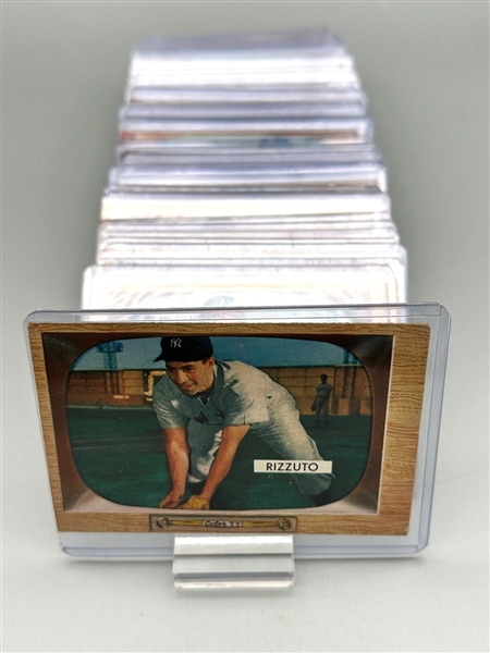 (61) 1955 Bowman Baseball Cards