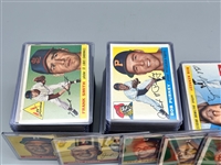 (134) 1955 Topps Baseball Cards: Keegan, Parks, Podres, Daley