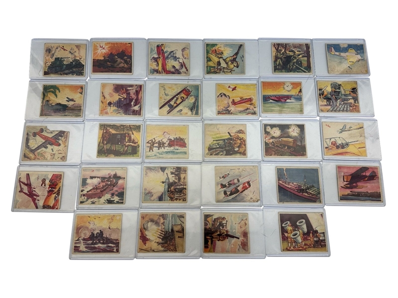 (28) 1938 Goudey Action Gum R1 Non Sport Trading Cards