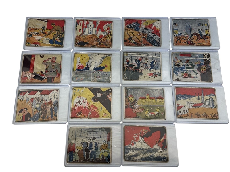 (14) 1938 Gum "Dont Let it Happen Over Here" R44 Non Sport Trading Cards