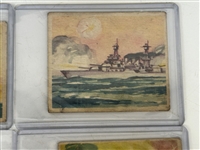 (9) 1938 Goudey Action Gum R1 Non Sport Trading Cards