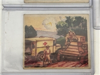 (9) 1938 Goudey Action Gum R1 Non Sport Trading Cards