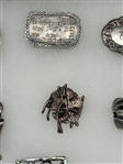 (9) Sterling Silver Brooches