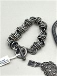 (4) Solid Sterling Silver Bracelets