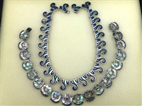 (2) Sterling Silver Statement Necklaces Including Taxco