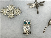 (11) Sterling Silver Brooches and Pendants