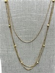 (3) 14k Gold Necklaces