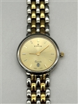 Edox Quartz Date Gold/Silver Tone Watch