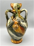 Majolica Italian Terracotta Vase