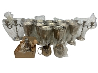 World Gift India Silver Plate Set