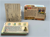 1957 Topps Goofy Series Postcard Set, 1955 Sails & Rails Cards