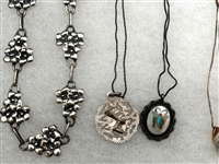 (9) Sterling Silver Necklaces 