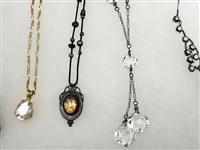 (8) Sterling Silver Necklaces With Pendants