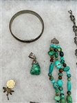 Group of Native American and Mexico Sterling Silver