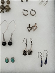 (30) Pairs of Sterling Silver Earrings