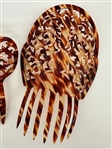 (2) Spanish Mantilla Hair Combs