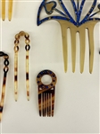 (12) Vintage Hair Combs