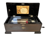 Mermod Freres & Jacot Swiss Cylinder Music Box
