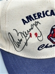 Carlos Baerga Cleveland Indians Autographed Baseball Hat