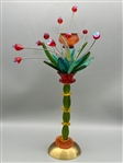 Pair Orna Lalo Metal and Acrylic Candle Sticks