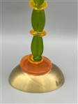 Pair Orna Lalo Metal and Acrylic Candle Sticks