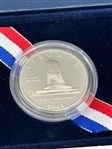 (4) Commemorative Silver Dollars in Boxes and COA's