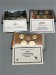 2005, 2008, 2011 US Mint Coin Sets
