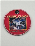 Trump Plaza Atlantic City Five Dollar Casino Chip