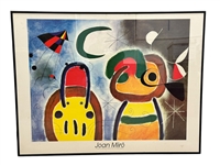 Joan Miro Poster L'Oiseau Au Plumage Deploye 