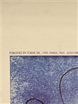 Joan Miro Poster L'Oiseau Au Plumage Deploye 