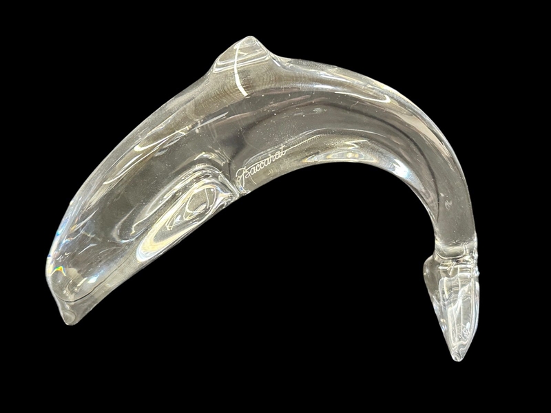Baccarat Crystal Dolphin Figurine