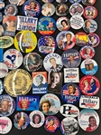 (242) Hillary Clinton Campaign Political Buttons