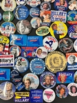 (242) Hillary Clinton Campaign Political Buttons