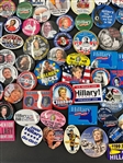 (242) Hillary Clinton Campaign Political Buttons