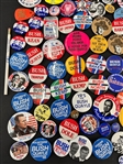 (238) George H.W. Bush Campaign Political Buttons