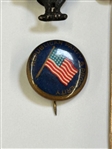 (9) Early Political Campaign Presidential Pin Backs