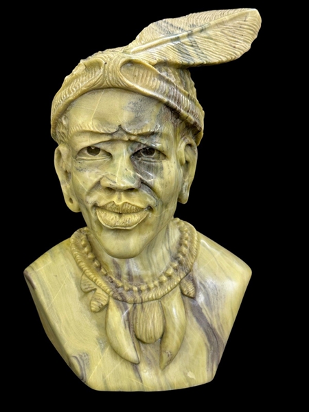Shona Butter Stone Sculpture by T.M. Gidi Zimbabwe