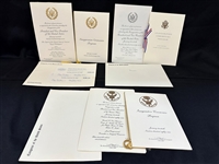 Jimmy Carter, Bill Clinton, George H.W. Bush Inauguration, Program, Tickets and Envelopes