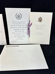 Jimmy Carter, Bill Clinton, George H.W. Bush Inauguration, Program, Tickets and Envelopes