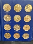 The Legacy of John F. Kennedy Limited Edition Bronze Coins in Folder Franklin Mint