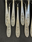 (64) Pieces Stainless Flatware Victorian Rose Japan