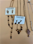 (15) Trifari Necklaces on Cards