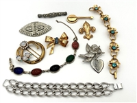 Group of Vintage Coro Costume Jewelry