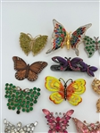 (19) Group of Butterfly Brooches